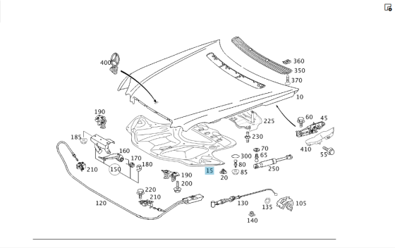 Mercedes-Benz  A2116820926 Шумоізоляція капота E-class S211 E-class W211 Одесса