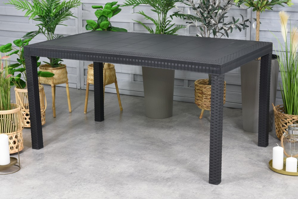 Стіл для саду пластиковий BICA Houston, графіт Київ - фото 3