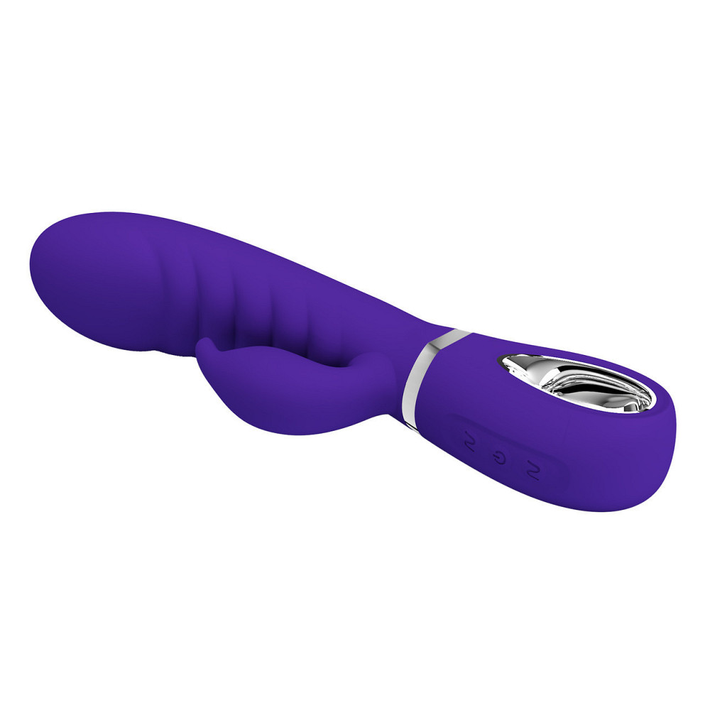 Ребристый вибратор Pretty Love - Prescott Purple, BI-014635-3 Sex Aura Киев - изображение 8