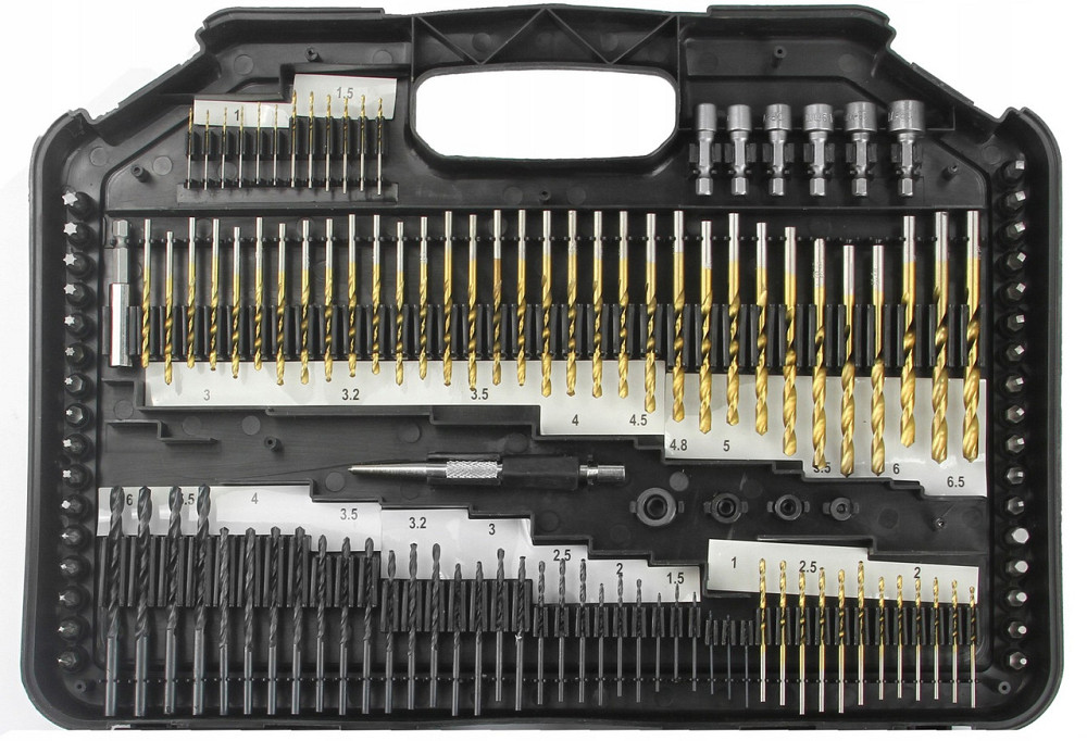 Набор сверл и коронок для бетона/дерева/металла 246 элементов в кейсе Mar-Pol (M22330) Нововолынск - изображение 4