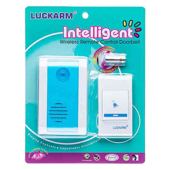 Беспроводной звонок Intelligent 002A (38 мелодий гром. звука) от розетки Днепр