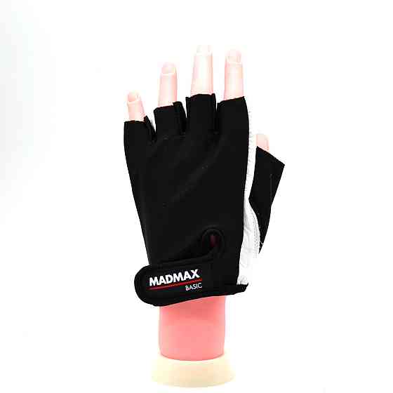 Перчатки для фітнесу MadMax MFG-250 Basic White M Кам'янське