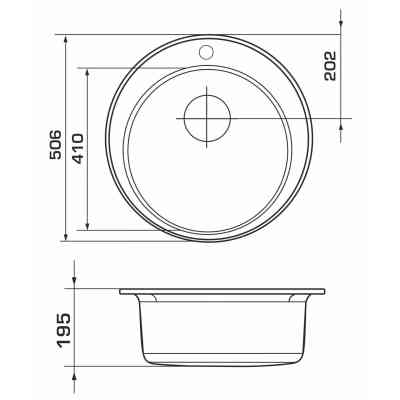 Мийка кухонна GRANADO VITORIA white (gr0105) Вінниця