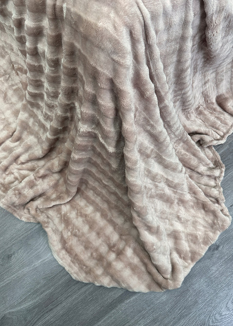 Плед-покривало 200х230 см (+-5см) Soft Night бежевий (87-129) Київ - фото 8