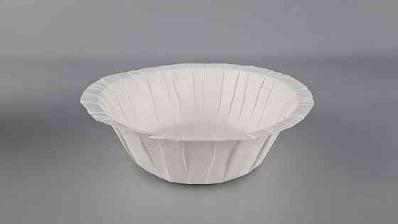 Тарілка з харчового картону 500 мл Біла D15.5 см h5.5 см (25 шт.) Харків