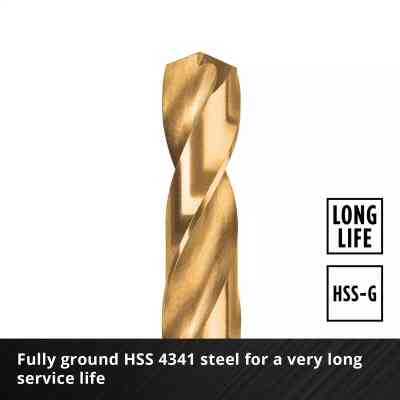 Набор сверл Einhell по металлу 19шт, 1-10мм, кейс (427019) Винница