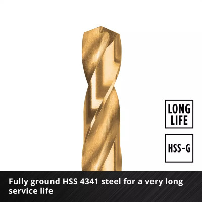 Набір свердл Einhell по металу 19шт, 1-10мм, кейс (427019) Вінниця - фото 5