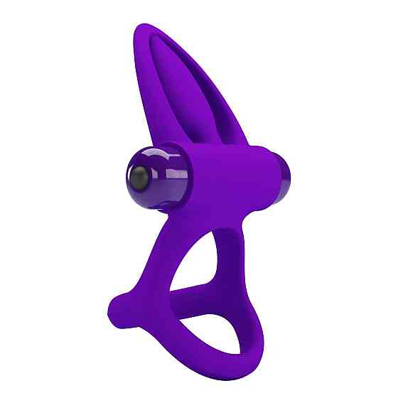 Виброкольцо для члена Pretty Love Vibration Cock Ring, фиолетовое Sex Aura Киев