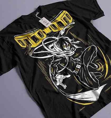 Футболка для мальчика аниме Моя геройская академия оверсайз (рост от 165 до 180 ) Черний AnimeJ0858m Днепр