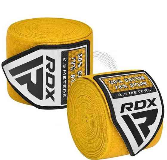 Бинти для боксу RDX Hand Wraps Yellow (2.5м.) Кам'янське