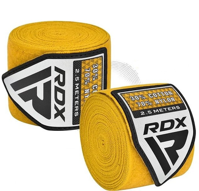 Бинти для боксу RDX Hand Wraps Yellow (2.5м.) Кам'янське - фото 4