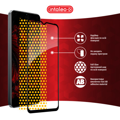 Стекло защитное Intaleo Full Glue RealMe C25 Black (1283126518522) Винница - изображение 7