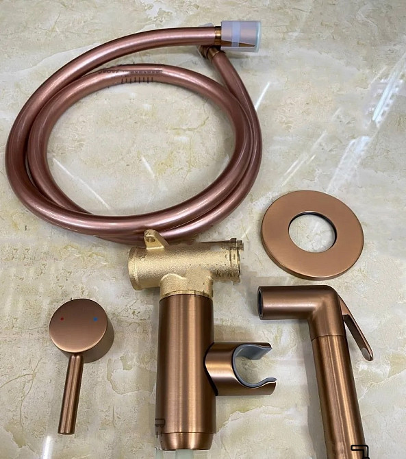 Гигиенический набор скрытого монтажа VOLLE SISTEMA H35 cepillado bronce 1590.160321 бронза/сатин Киев - изображение 2