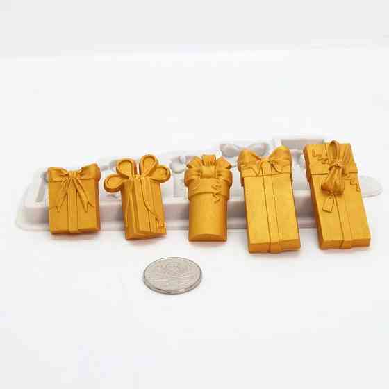 Молд силиконовый Подарки 175 на 71 мм серый Киев