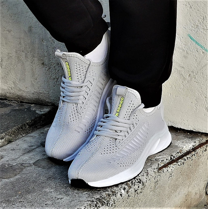 Кроссовки Adidas Мужские Серые Адидас BOOST (размеры: 41,42,43,45) Днепр - изображение 10