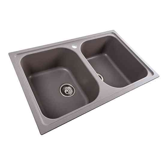 PLATINUM Гранітна мийка для кухні Platinum 7950 Equatoria матова Дюна Київ