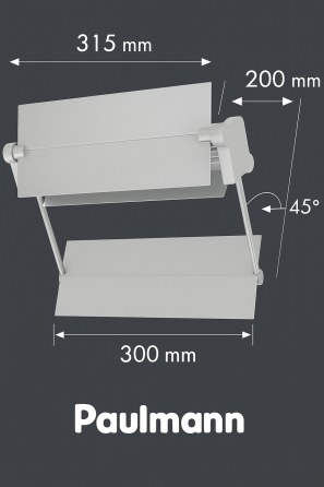 Настенный светильник Paulmann 100W, E27 230V дизайнерский бра регулируемый для зонального акцентного освещения Киев