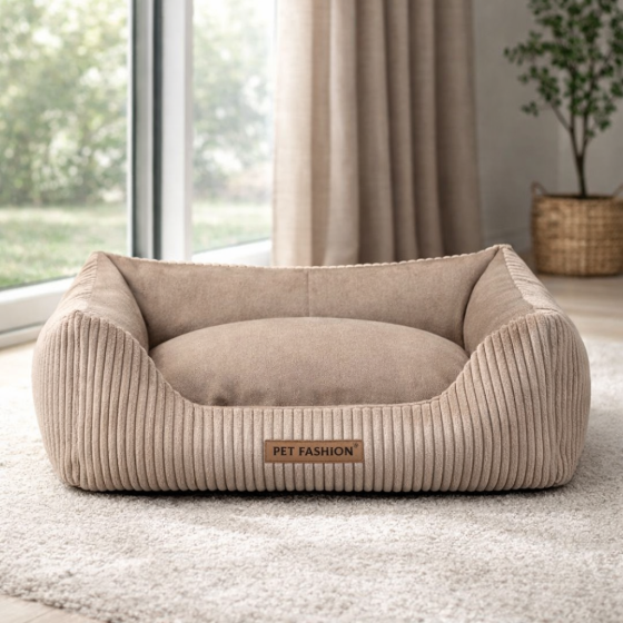 Лежак Pet Fashion DEVID для собак песочный 62*50*19 Киев