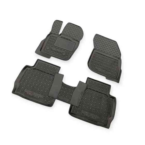 Килимки салону автомобіль Форд Fusion (2017-2020) борт 2,5 см, з перемичкою Мукачево