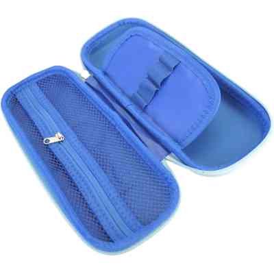 Пенал Cool For School з тисненням 1 відділення Блакитний (B-8614-blue) Вінниця