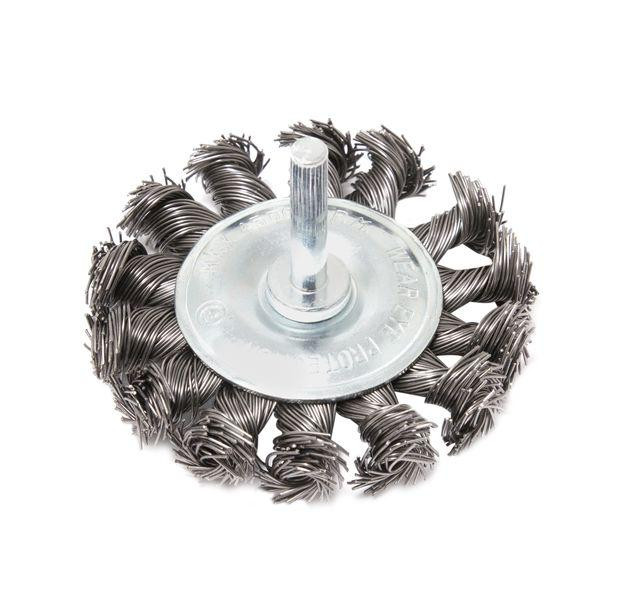 Кордщітка дискова стальна вита для дрелі 75мм, в блістері Одеса - фото 2