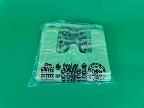 Пакет Майка п/е (30/7*50) "Кава" 18 мкр (250 шт.) Харків