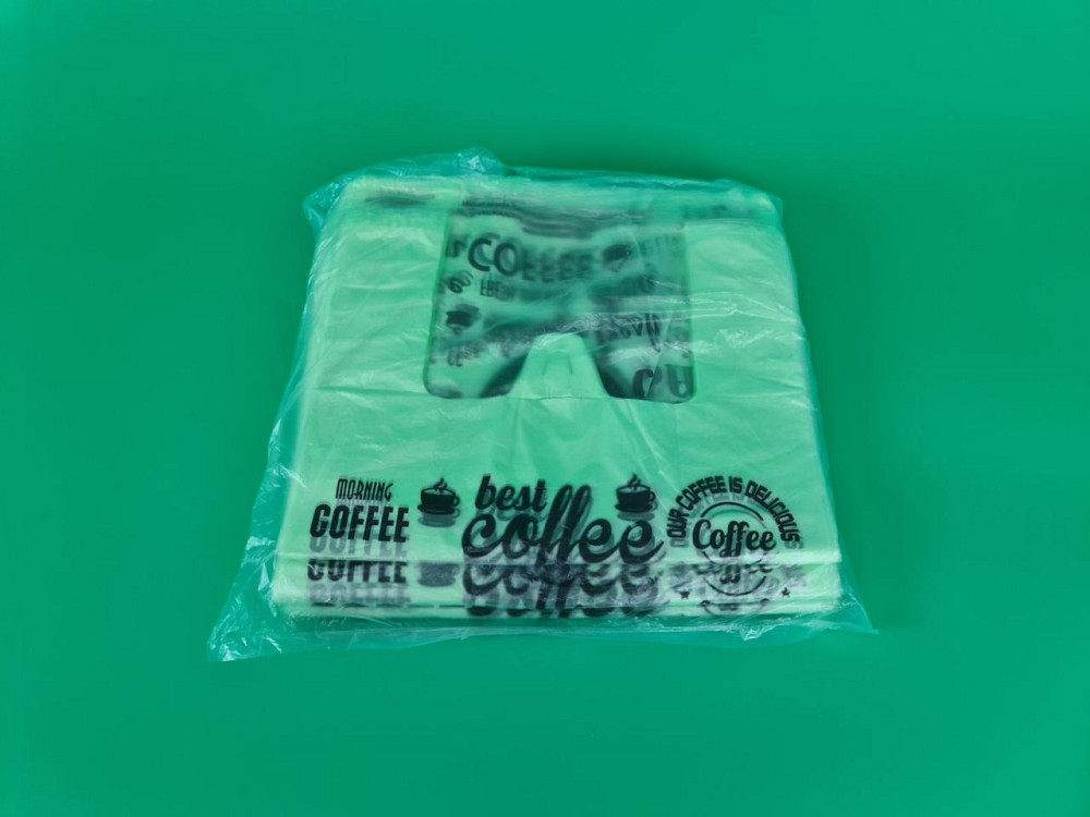 Пакет Майка п/е (30/7*50) "Кава" 18 мкр (250 шт.) Харків - фото 4