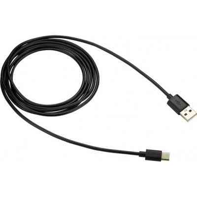 Дата кабель USB 2.0 AM to Type-C 1.8m 1A black Canyon (CNE-USBC2B) Винница