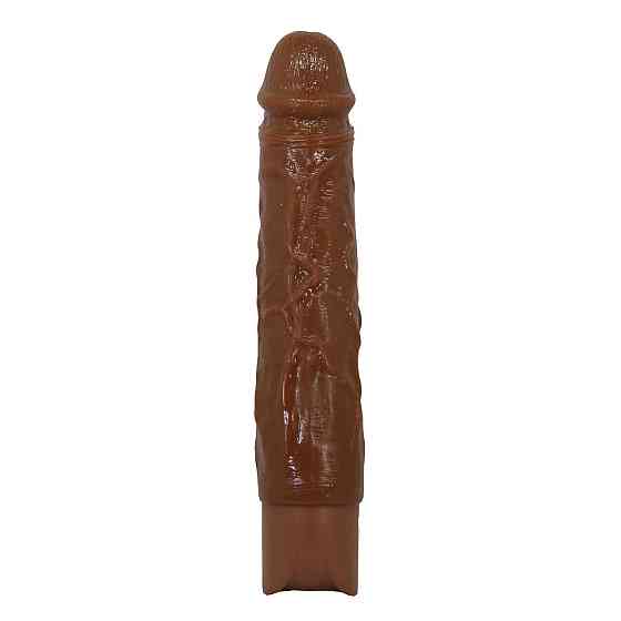Реалистичный вибратор - Pretty Love Osric Realistic Vibrating Dildo Brown Sex Aura Киев