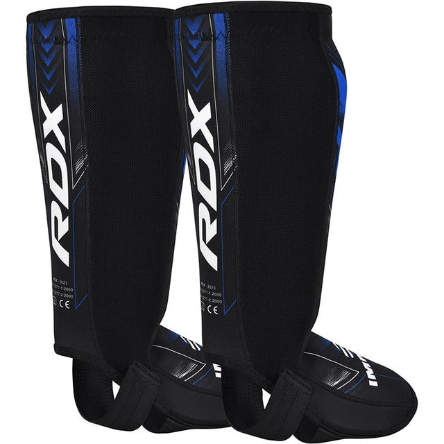Захист для гомілок та стоп RDX NEOPRENE SHIN INSTEP IMMAF-1-BLUE-M Кам'янське - фото 3