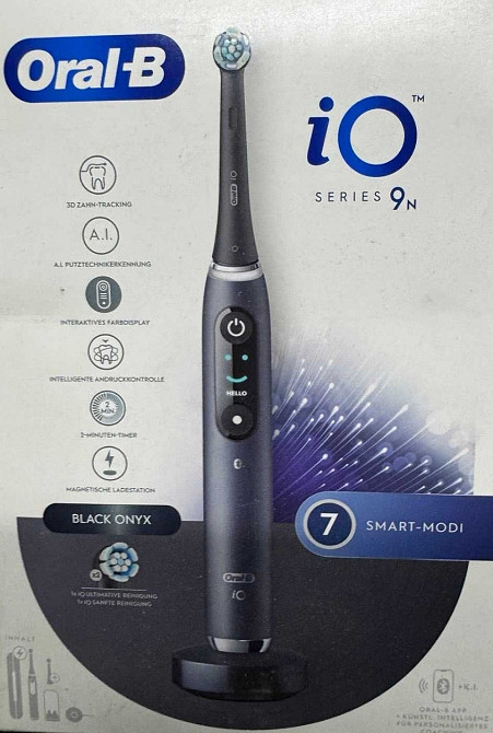 Електрична зубна щітка, чорна Oral - B series 9n (open Box) Нова! Харків - фото 3