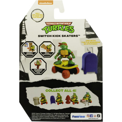 Игровой набор Funrise TMNT Черепашки-ниндзя классические Скейтбордист с лаунчером Рафаэль (71043) Винница - изображение 6