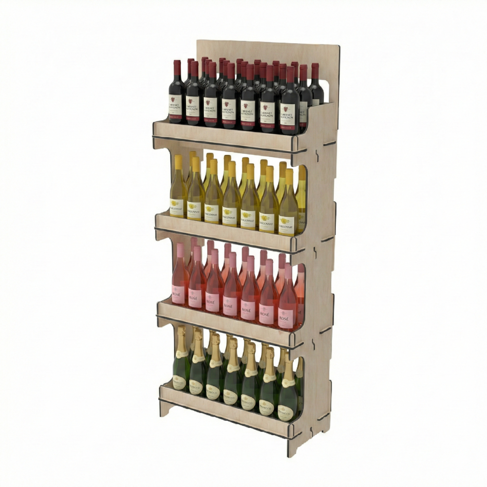 Стеллаж из фанеры EKOSTAR 640х300х1500 Киев - изображение 1