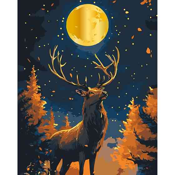 Картина за номерами "Над прірвою" 11735-AC з металізованими фарбами 40x50 см Вінниця