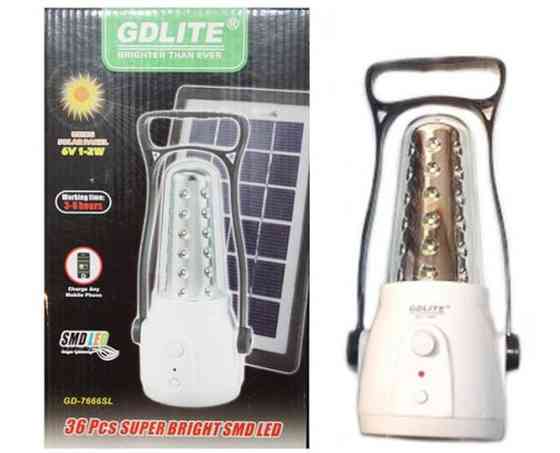 Ліхтар-станція денного світла GD-light GD-7666 36 led + solar Powerbank Вінниця