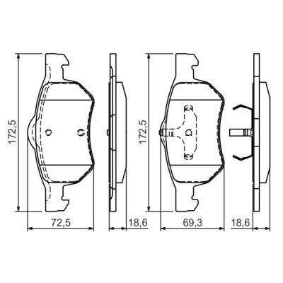 Тормозные колодки Bosch 0 986 424 668 Винница - изображение 6