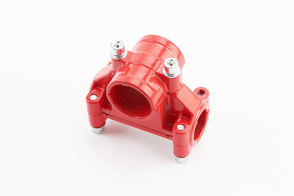 Кріплення ручок до труби D-26mm к-кт, червоне Київ - фото 1