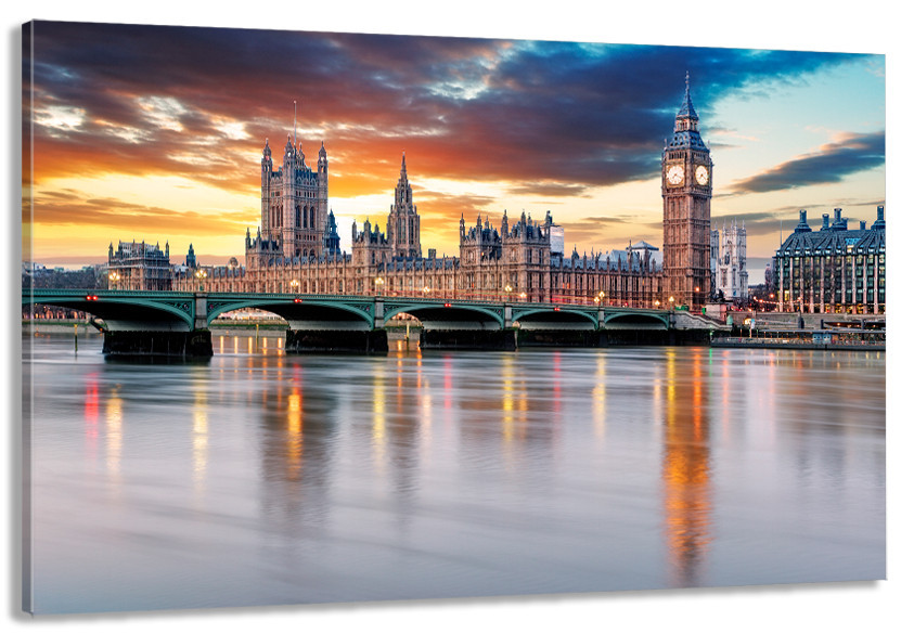 Картина холст в гостиную / спальню    Лондон   MLP_217 80x120 см Киев - изображение 1