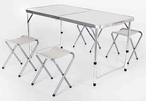 Комплект туристичних меблів Barbecue Білий Київ