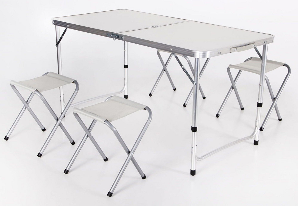 Комплект туристичних меблів Barbecue Білий Київ - фото 4