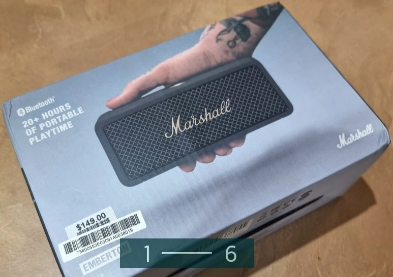 Нова Оригінальна портативна Колонка. Marshall Emberton Bluetooth, як JBL. Київ - фото 6
