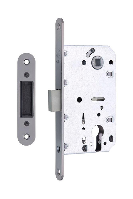 Магнітний замок для міжкімнатних дверей Gavroche GR 85M-EC BN чорний нікель зі зворотньою планкою Київ - фото 1