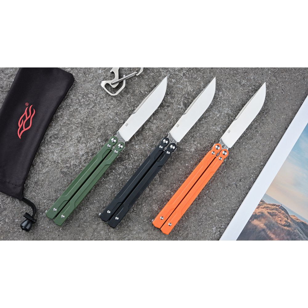 Нiж-метелик (балiсонг) Ganzo G766-BK Київ - фото 10