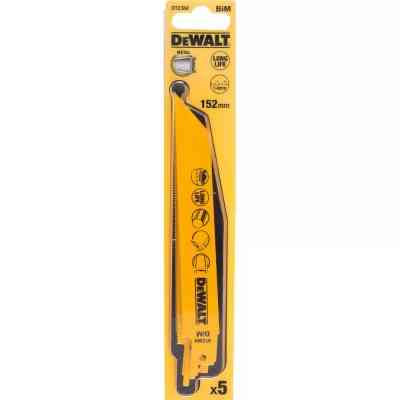 Полотно DeWALT для шабельних пилок, біметалічний, швидкий пропил, 152 мм, 18 TPI, 5 шт (DT2384) Вінниця