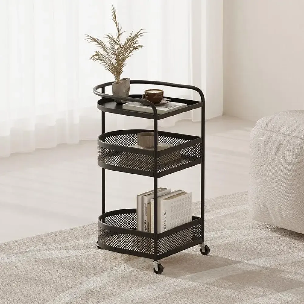 Современная этажерка-тележка 3 уровня на колесиках AND-1939 Коломия - фото 2