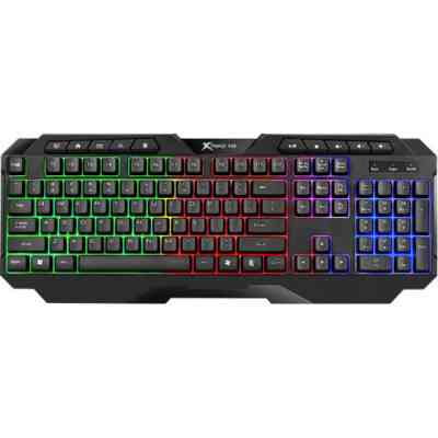 Клавиатура Xtrike ME KB-306 LED USB UA Black (KB-306UA) Винница
