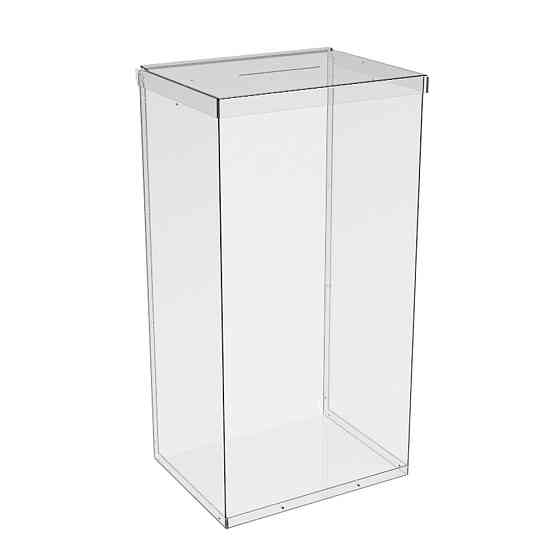 Ящик EKOSTAR без замка для пожертвований и сбора денег 260x200x500. Объем 26 литров Киев