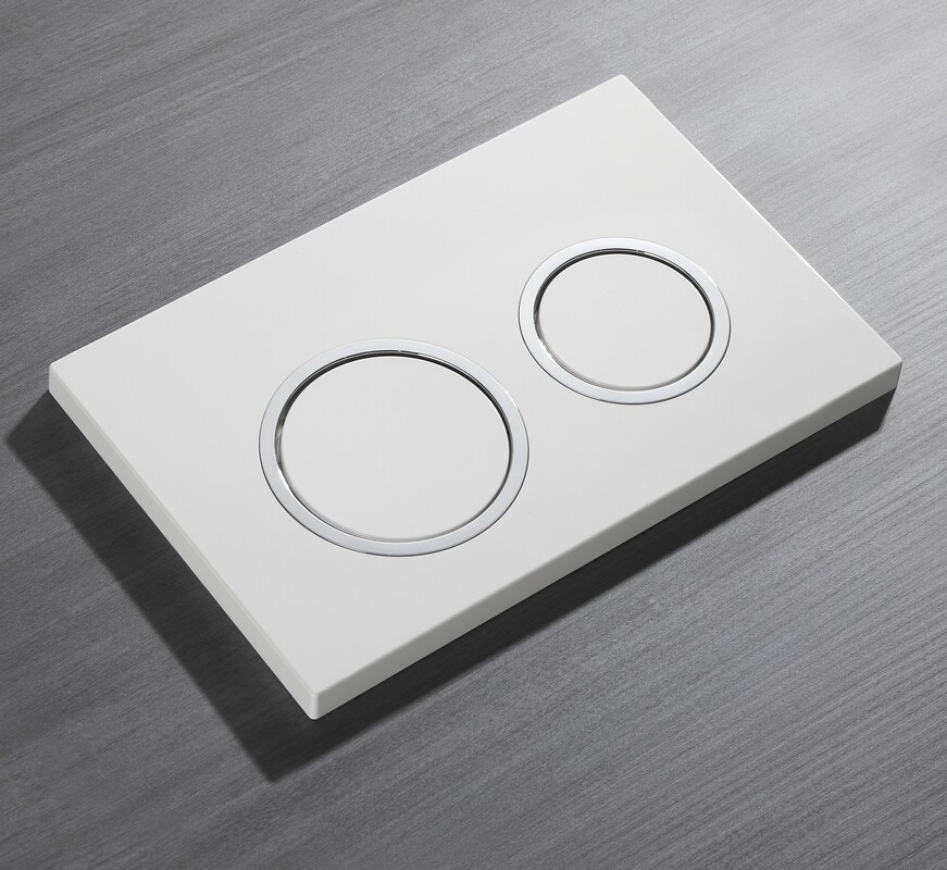 Панель змиву Koer KT-0605-03 220x140x12mm пластикова, кнопка кругла   ( KR5316 ) 39384 Харьков - изображение 5