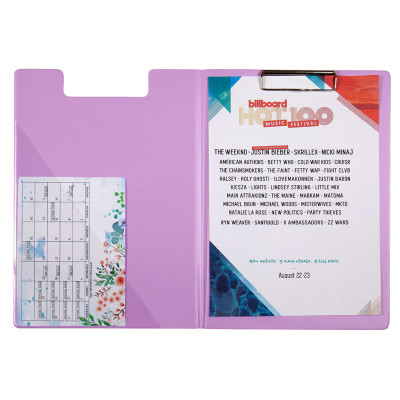 Клипборд-папка Axent Pastelini з металевим кліпом А4 вініл Бузкова (2514-36-A) Вінниця - фото 2