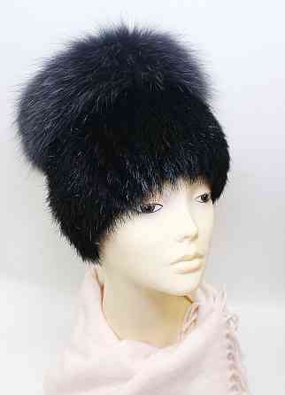 Шапка меховая женская кубанка Сюзанна Графитовый Харьков